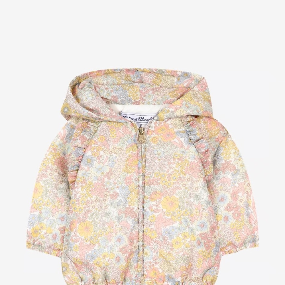 Tartine Et Chocolat Floral Hooded Jacket